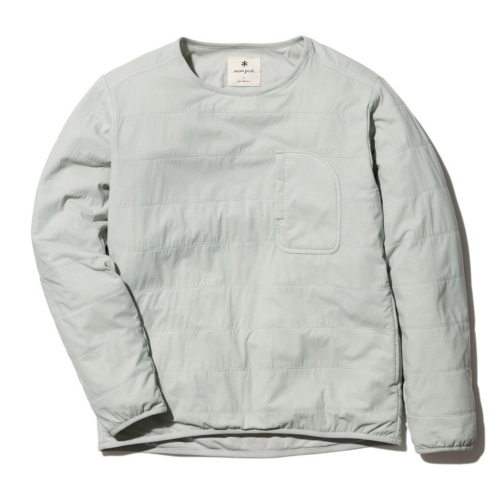 NWT Snow Peak Flexible Insulated Pullover Light Grey BRAND NEW Japan XL (US L)